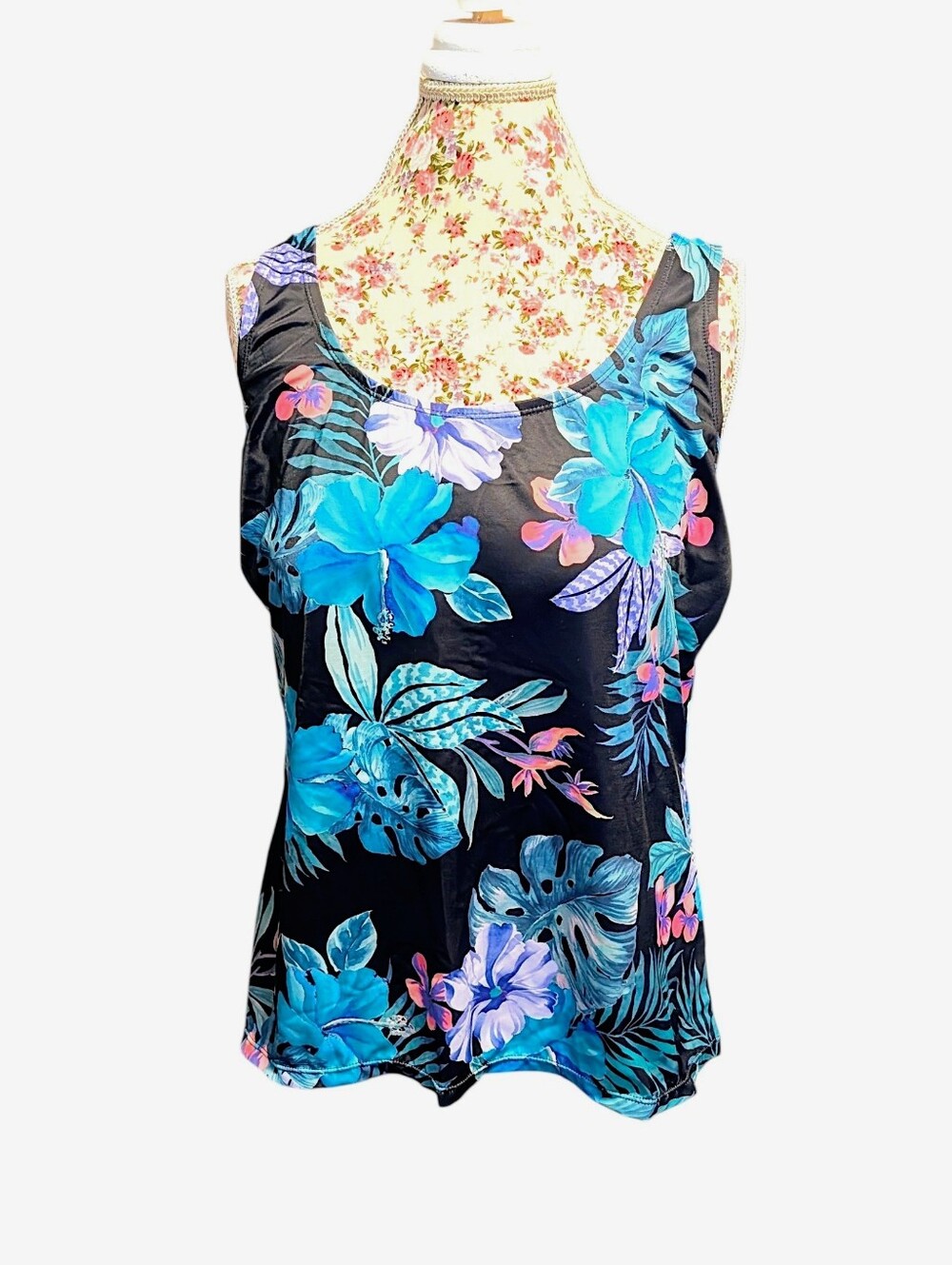 FULLFITALL Floral Tankini Top
